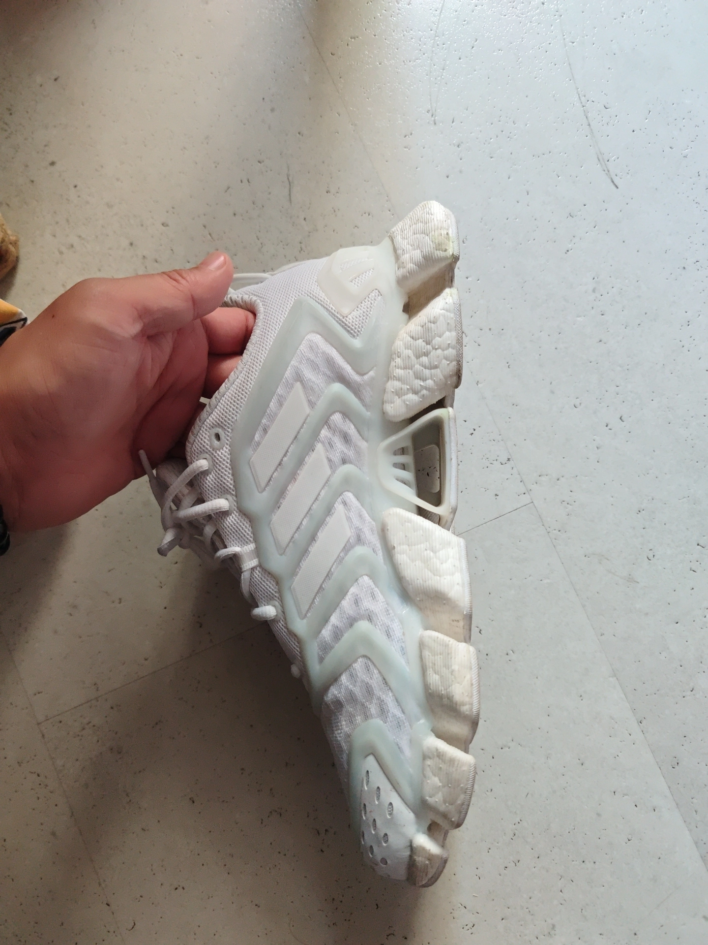 custom review-Adidas Climacool Boost Дышащие Низкие Беговые Кроссовки Унисекс Синие Белые