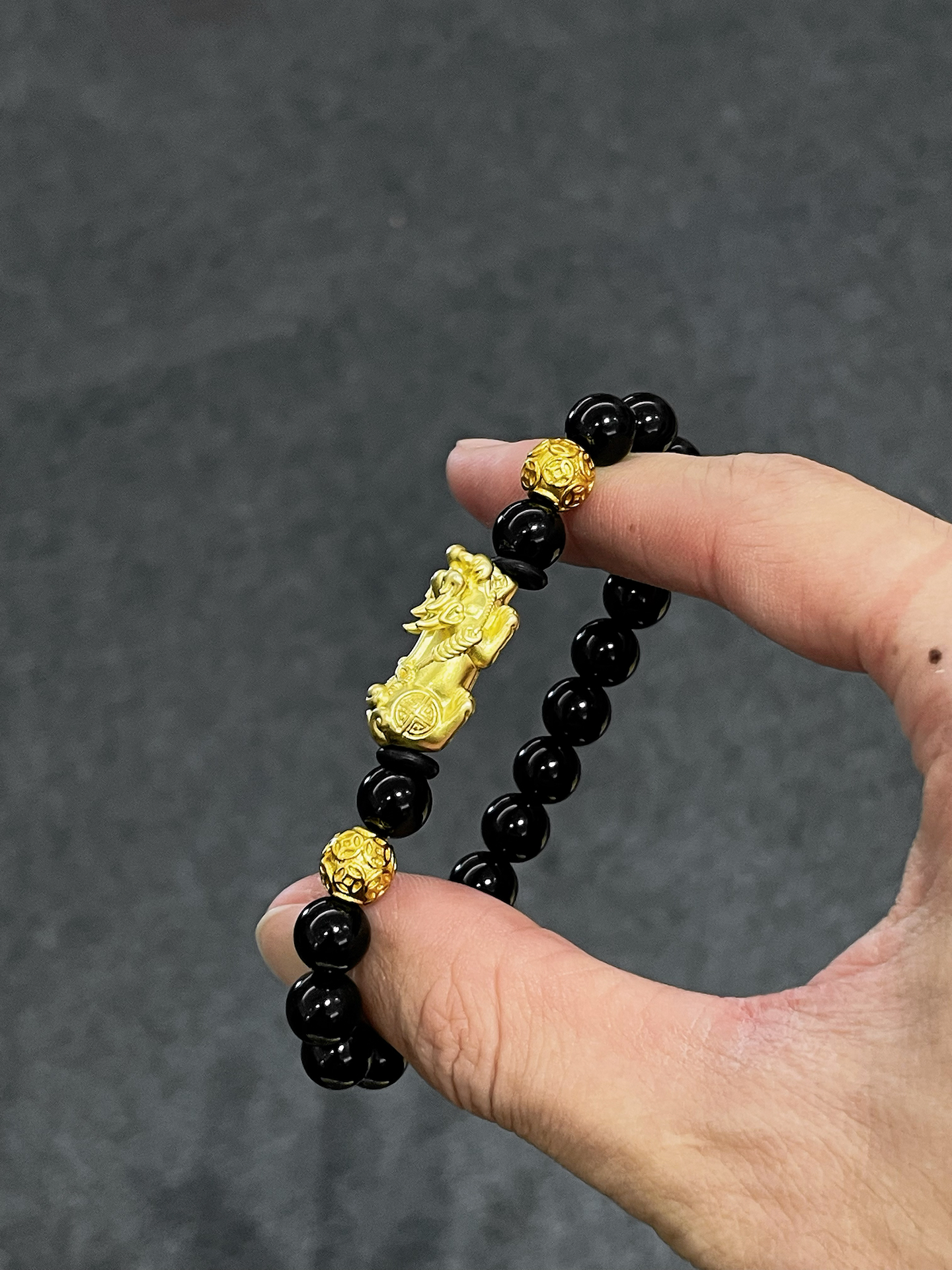 国风贵气感❗️小金貔貅串珠看着就老霸气啦