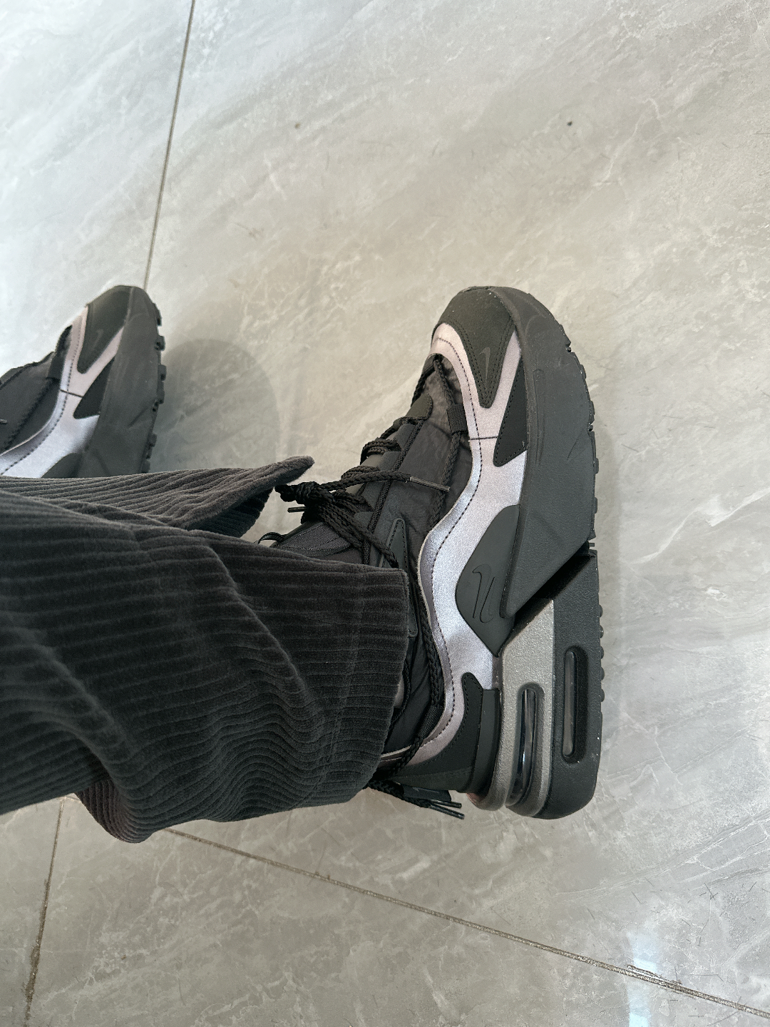 custom review-Nike Air Max Furyosa Low Беговые кроссовки Женские Черные