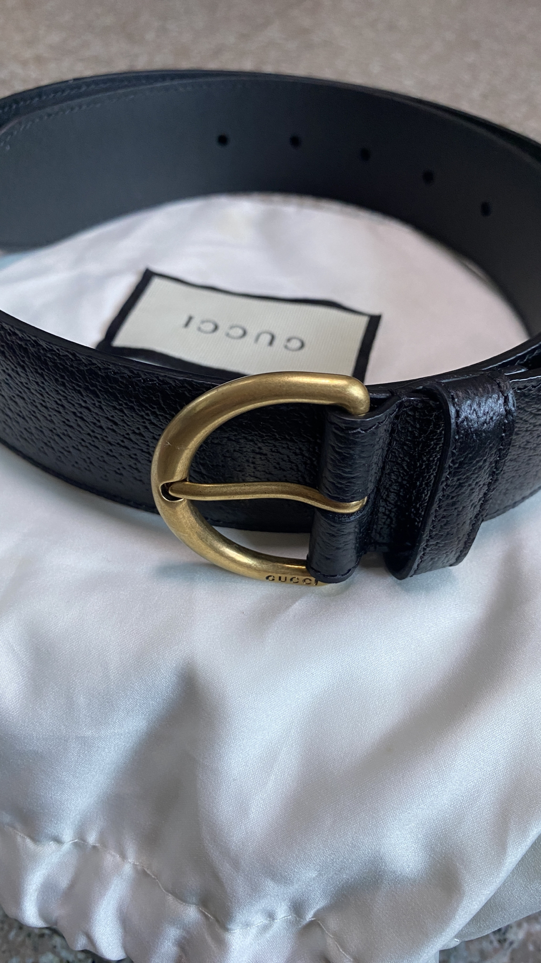 custom review-GUCCI Личи кожа ремень женский черный ширина 3,8 см