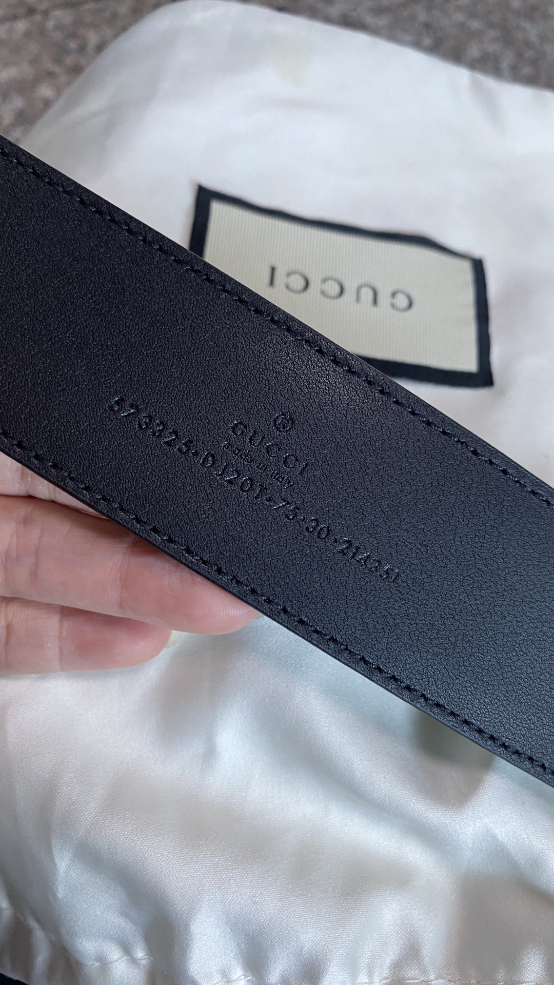 custom review-GUCCI Личи кожа ремень женский черный ширина 3,8 см