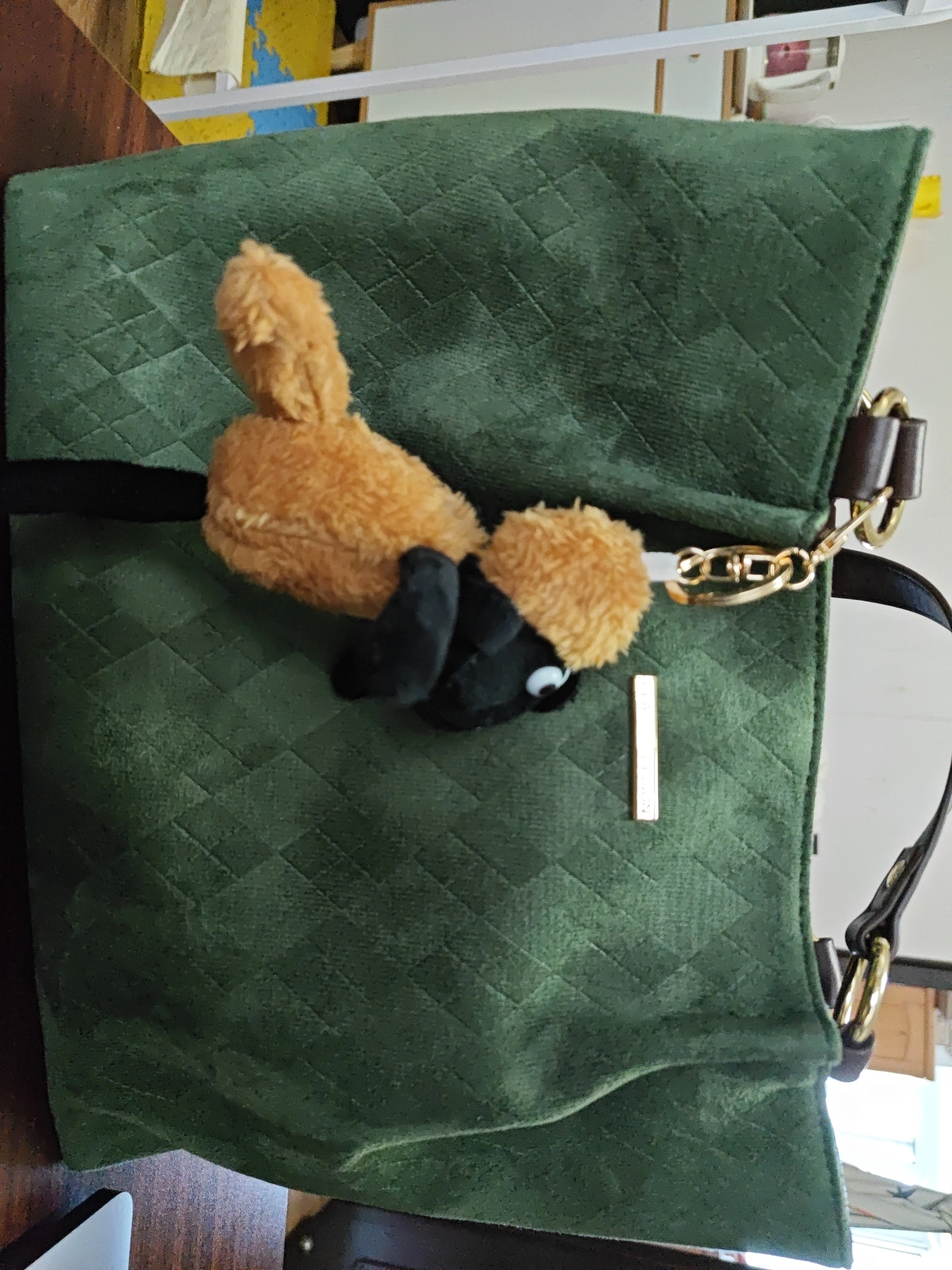 custom review-C°BANNER Ткань Сумка через плечо Tote Shopping Tote Сумка Женская Зеленая