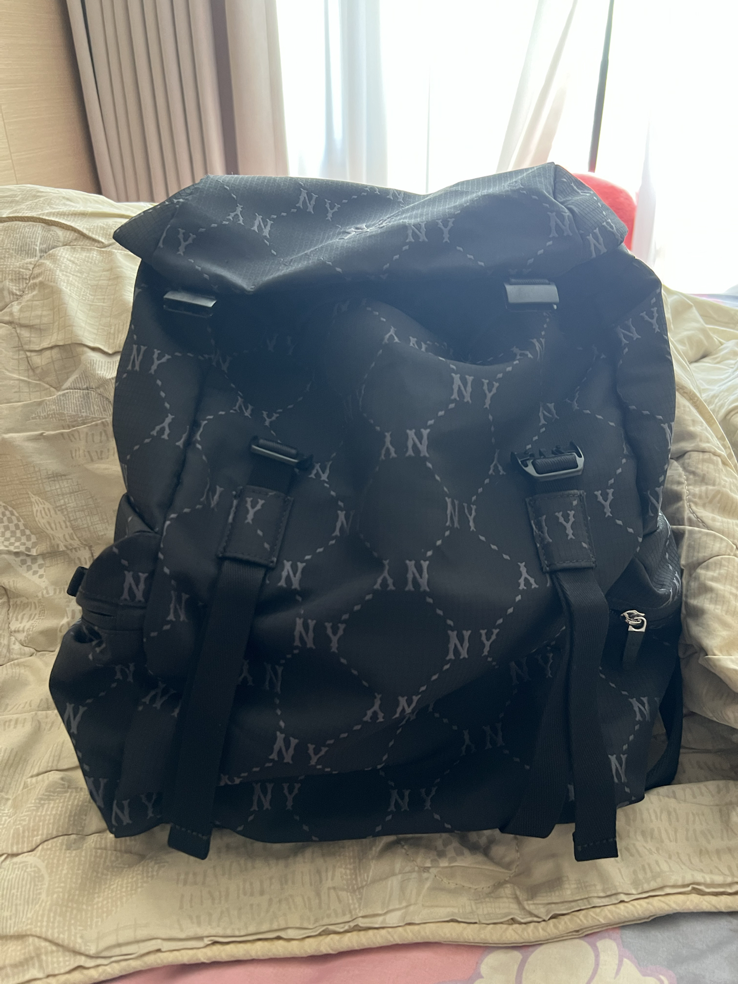 custom review-Сумка для ноутбука MLB Base Logo сумка для путешествий и велоспорта двойной плечевой рюкзак для студентов унисекс черный