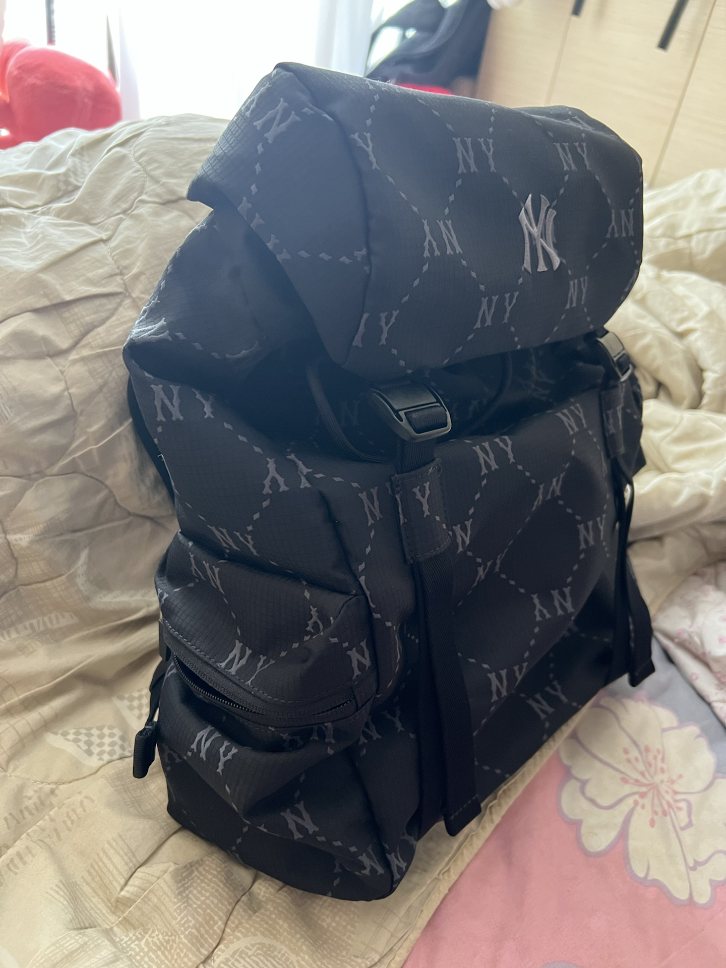 custom review-Сумка для ноутбука MLB Base Logo сумка для путешествий и велоспорта двойной плечевой рюкзак для студентов унисекс черный