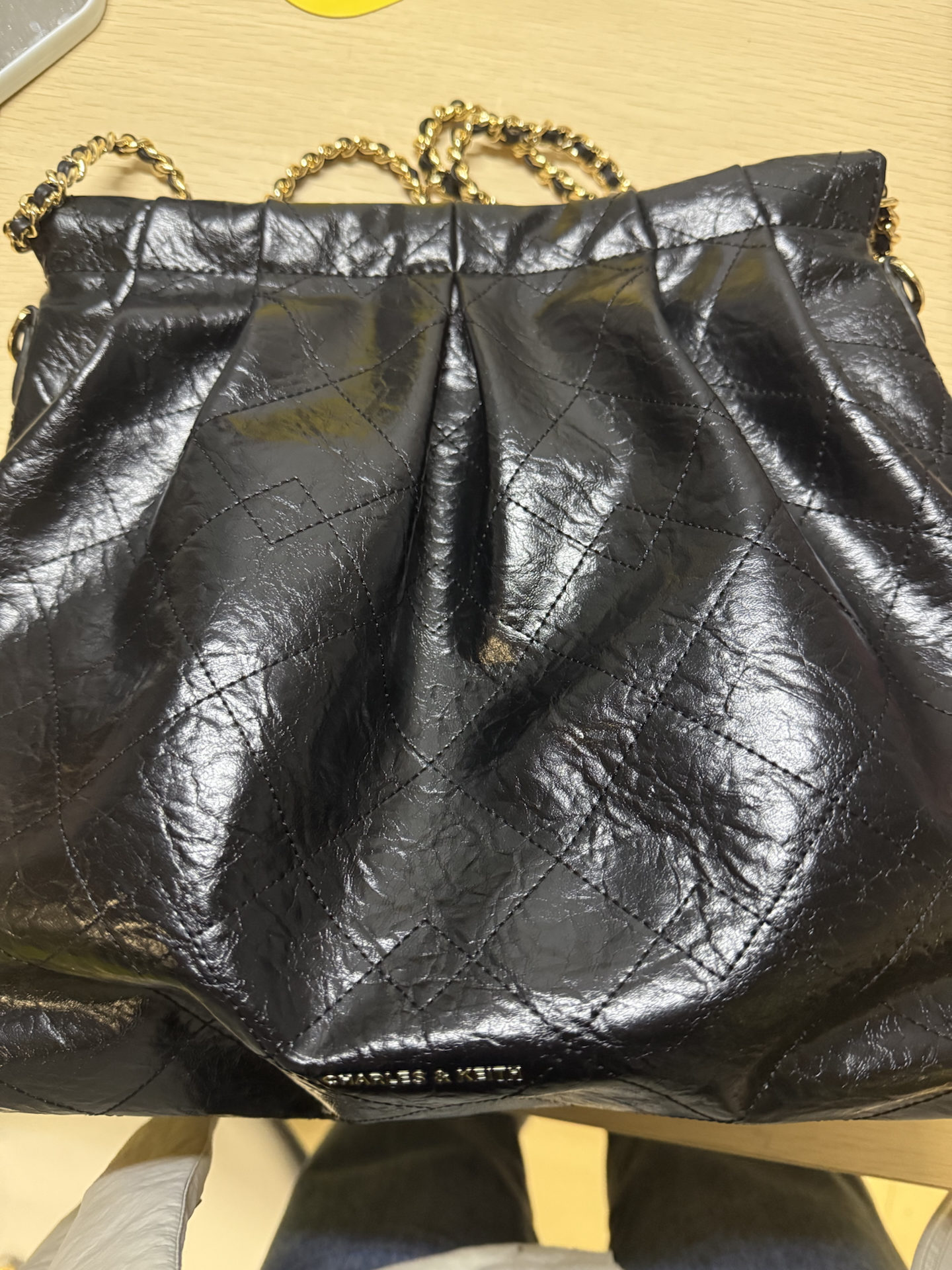 custom review-CHARLES KEITH ПУ (полиуретан) Сумка Сумки через плечо Большой Женские Многоцветный