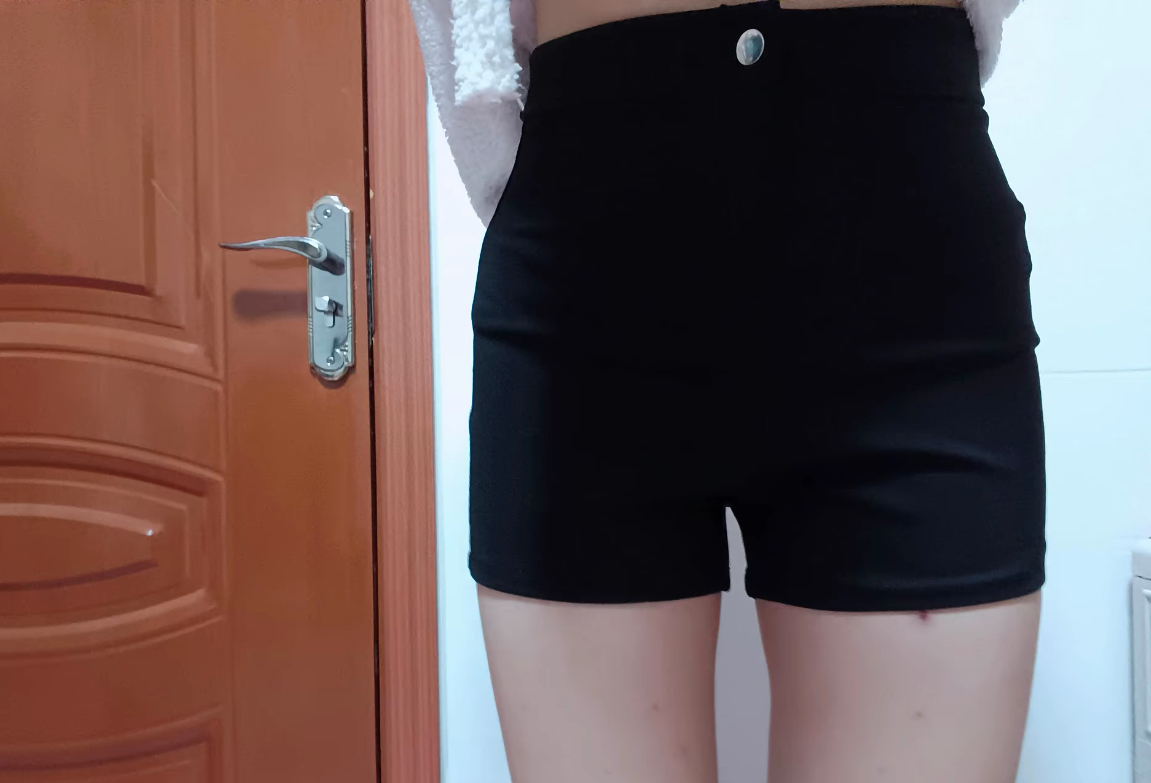 custom review-ZHUFEI Джинсовые шорты Женские Черные