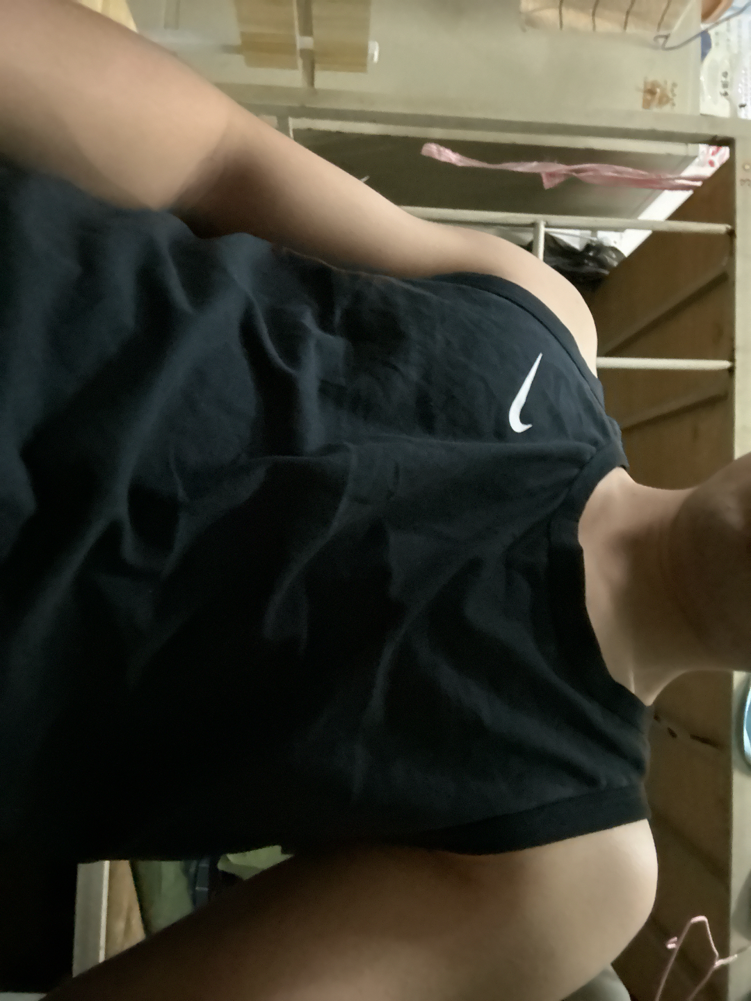 custom review-Мужская майка Nike Dri-Fit черного цвета