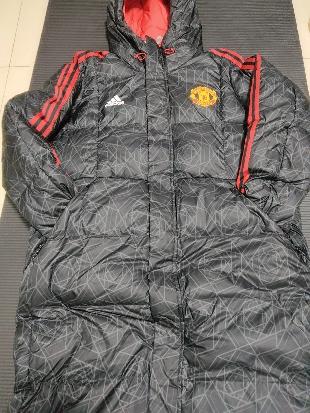 custom review-Adidas Manchester United DNA Down Jacket Down Jacket Men's Black