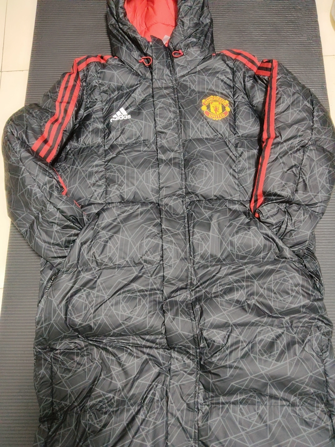 custom review-Adidas Manchester United DNA Down Jacket Down Jacket Men's Black
