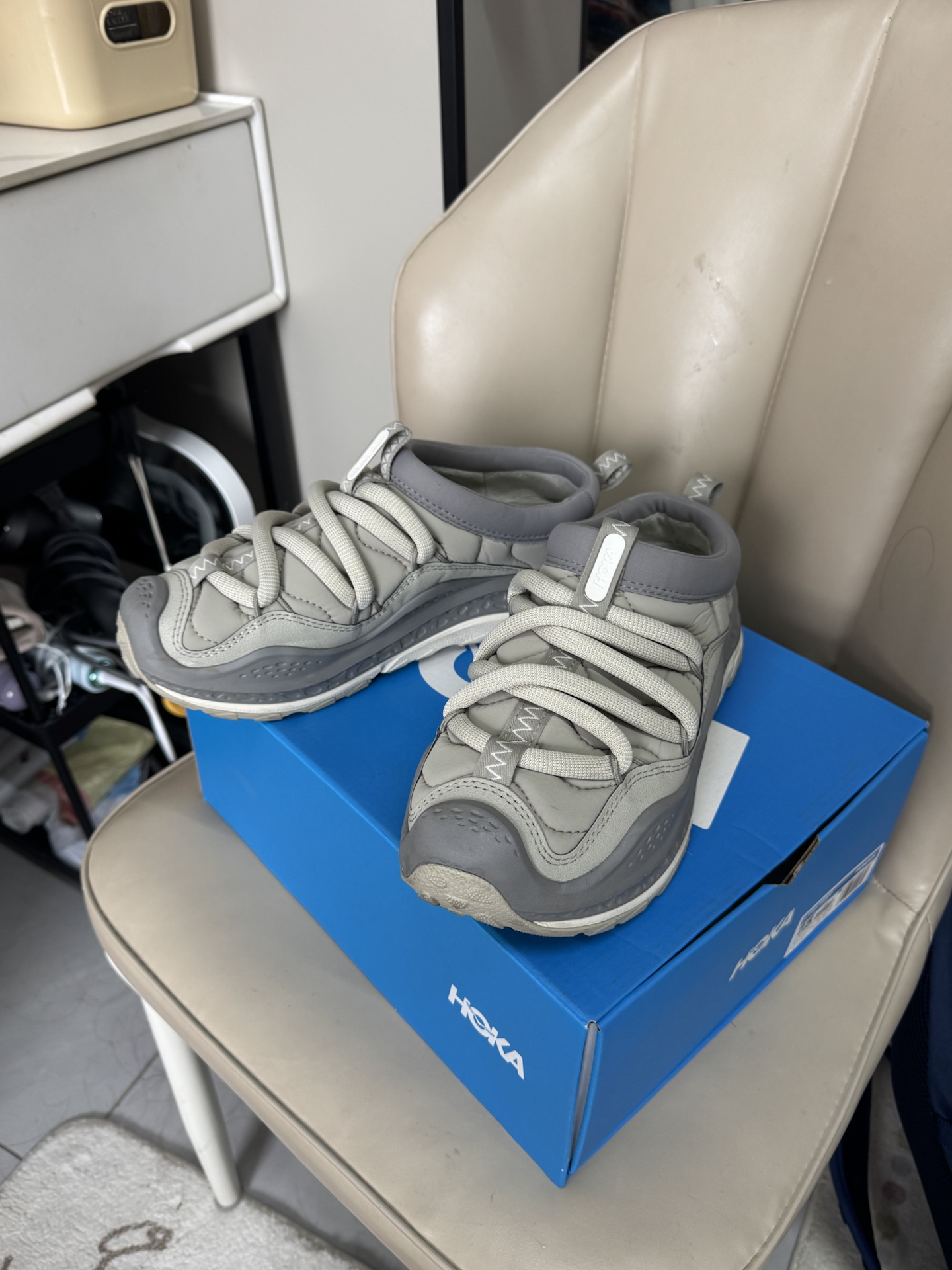 custom review-HOKA ONE ONE Ora Primo Low Топ Повседневная обувь Унисекс Коричнево-серый