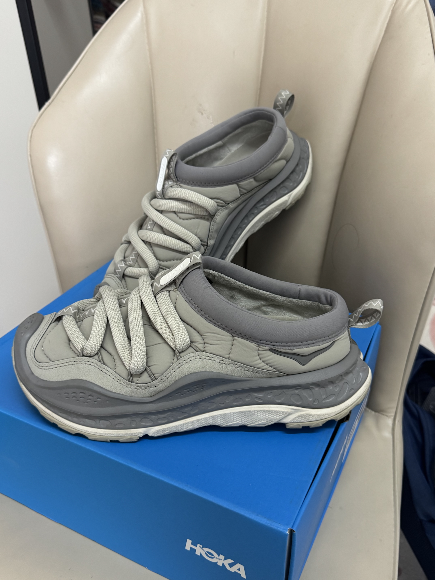 custom review-HOKA ONE ONE Ora Primo Low Топ Повседневная обувь Унисекс Коричнево-серый