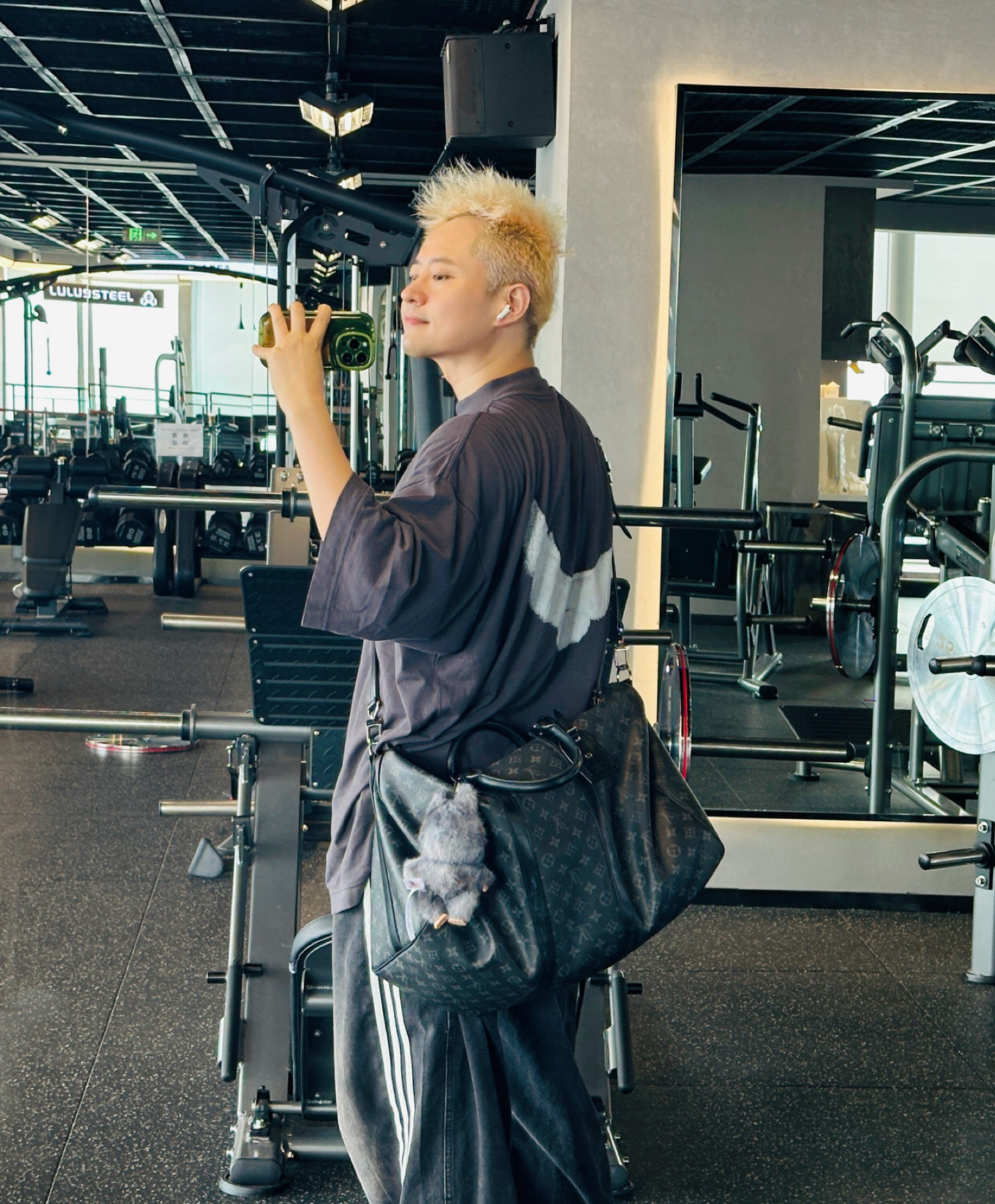 custom review-YEEZY x Gap X Balenciaga Dove 3 4 рукав Tee T-рубашка Унисекс Темно-серый