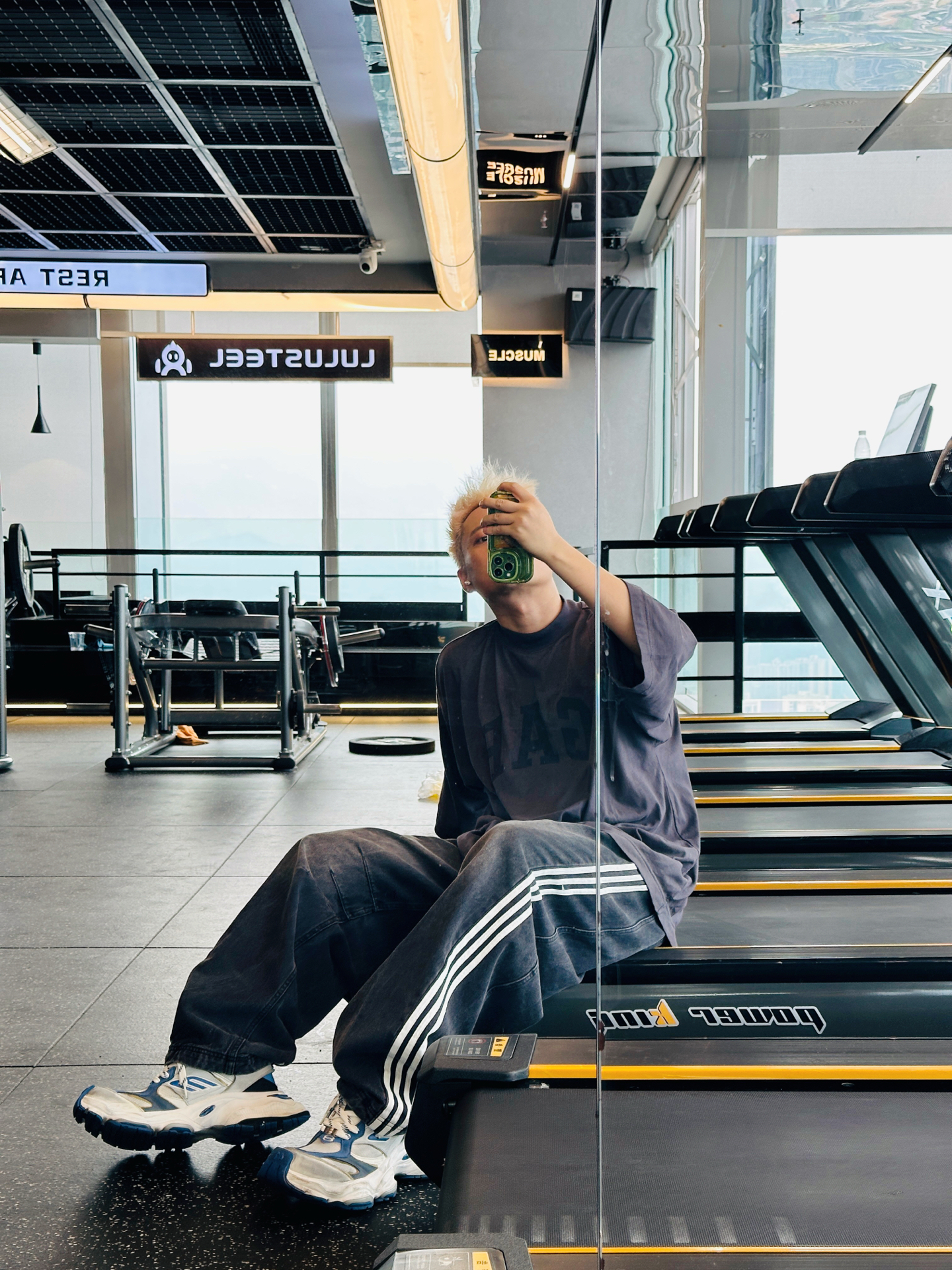 custom review-YEEZY x Gap X Balenciaga Dove 3 4 рукав Tee T-рубашка Унисекс Темно-серый