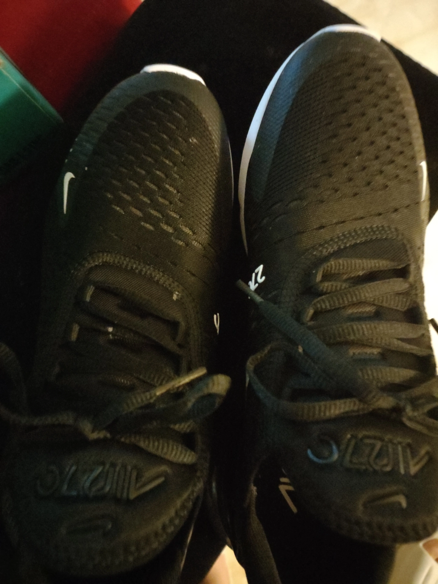 custom review-Nike Air Max 270 Low Топ Air Cushion Повседневные Беговые Кроссовки Унисекс Черный Белый