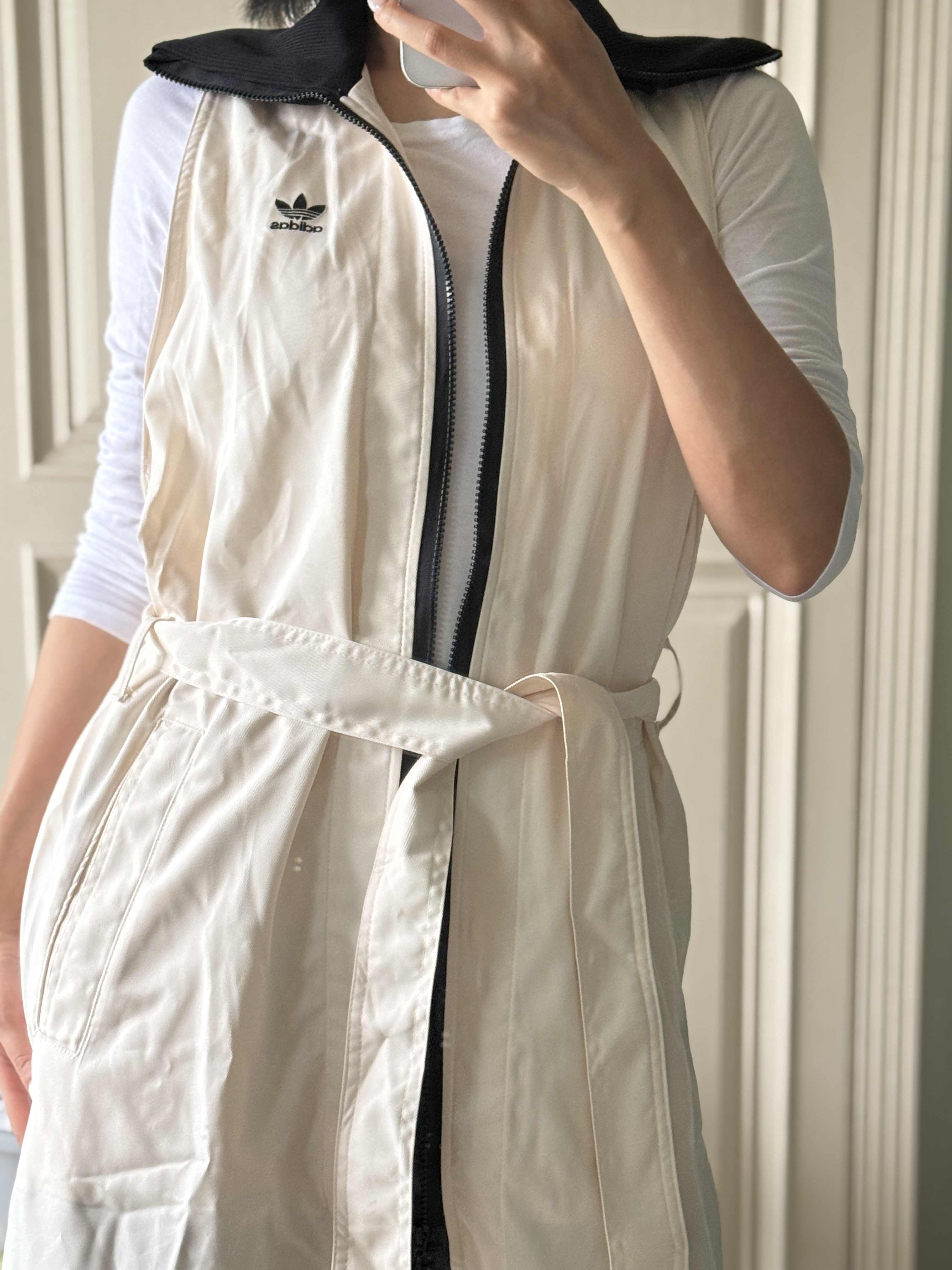 custom review-Adidas Originals Тренчкот Женский Белый