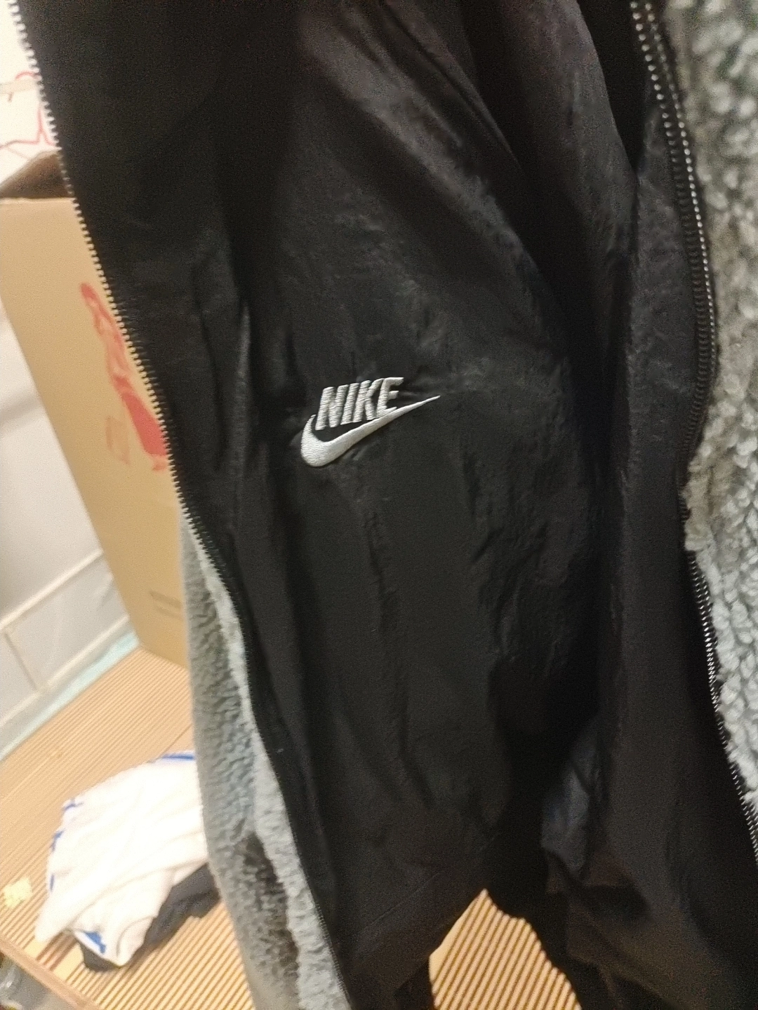 custom review-Nike Cold Gray Мужские Куртки