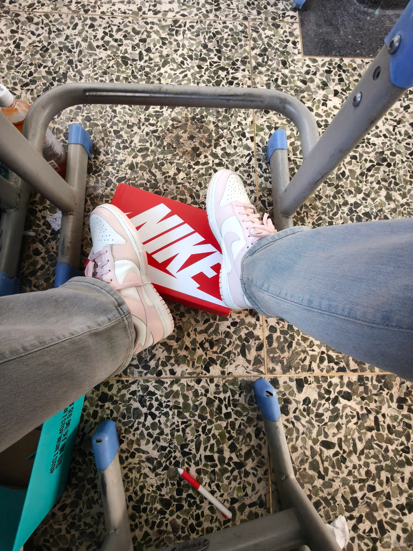 custom review-Nike Dunk Low Топ Скейтборд Кроссовки Женские Вишневый Цветок Розовый