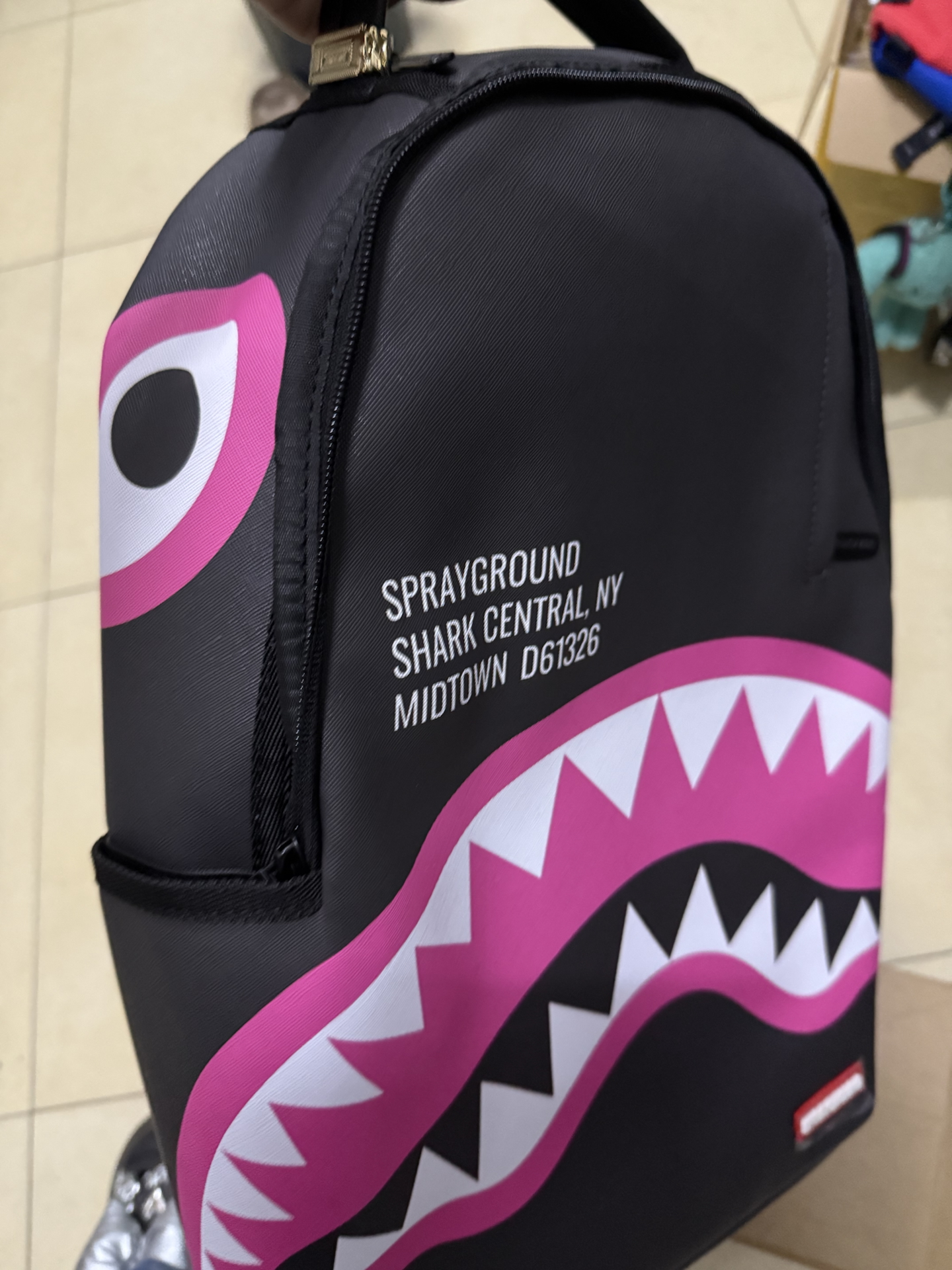 custom review-SPRAYGROUND ПВХ Рюкзак Стандартный Унисекс Черный