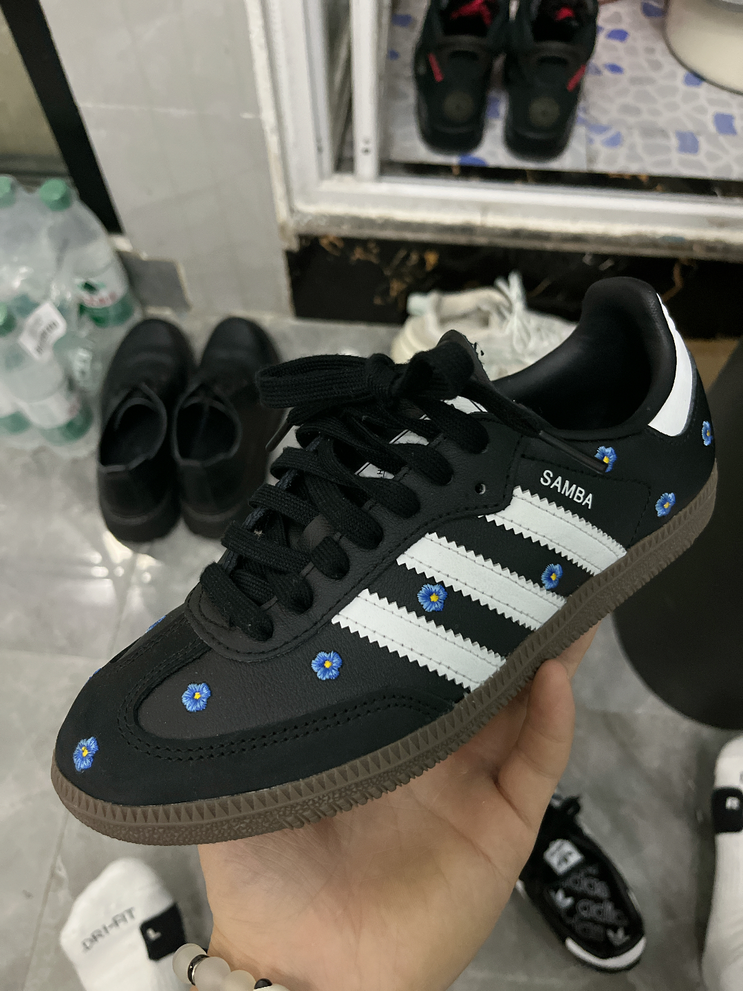 custom review-Adidas Originals SAMBA OG Low Топ Скейтборд Кроссовки Женские Черный Белый Синий