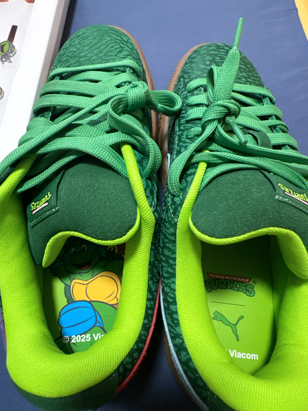 custom review-TMNT X PUMA Suede XL Устойчивые к истиранию Низкие Кроссовки для скейтбординга Мужские Зеленые