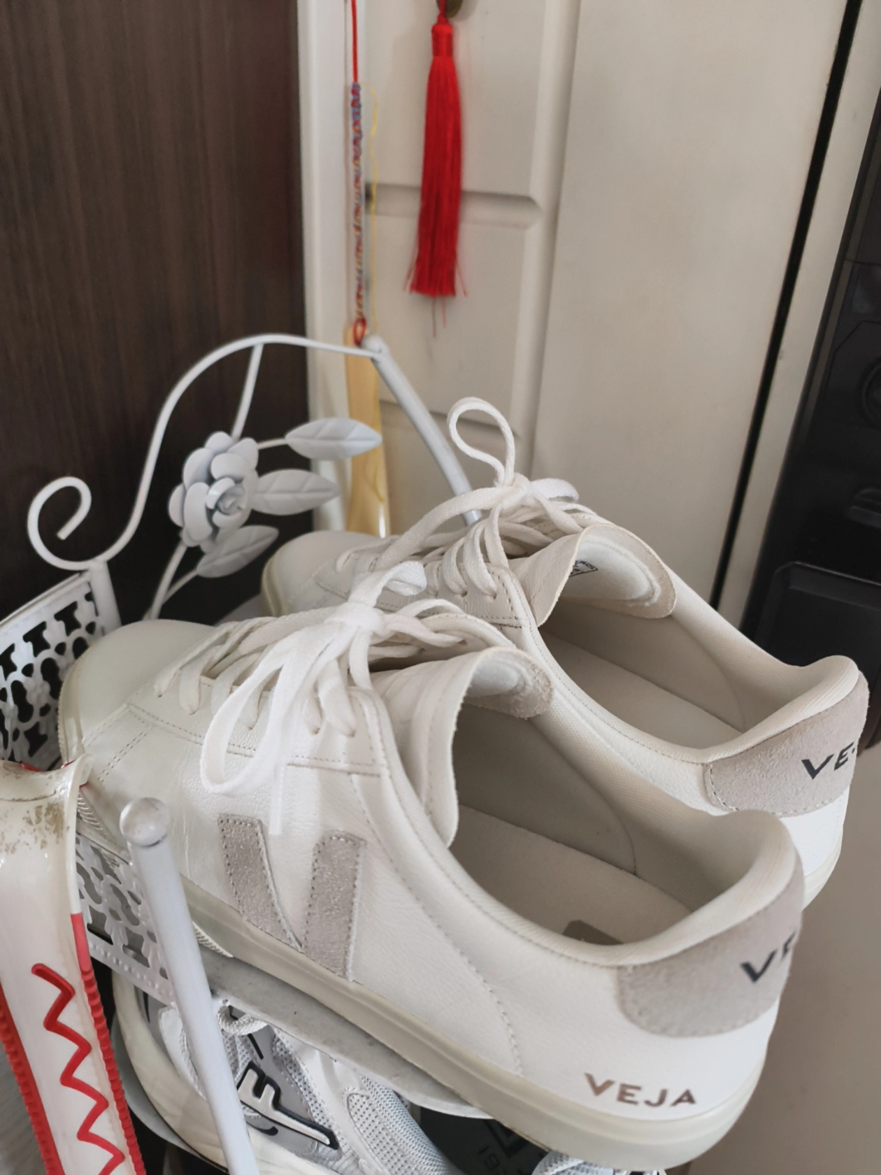 custom review-VEJA Campo Классический Низкий Топ Стильный Скейтбординг Унисекс Белый Серый