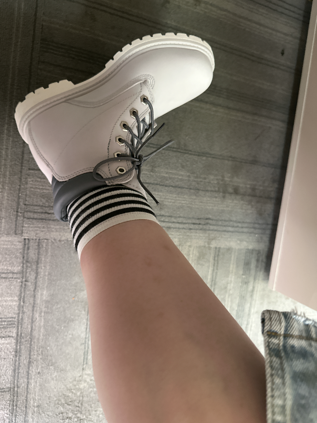 custom review-Timberland Waterville 6in Basic WP Средняя высота Армейские ботинки Женские Светло-серый