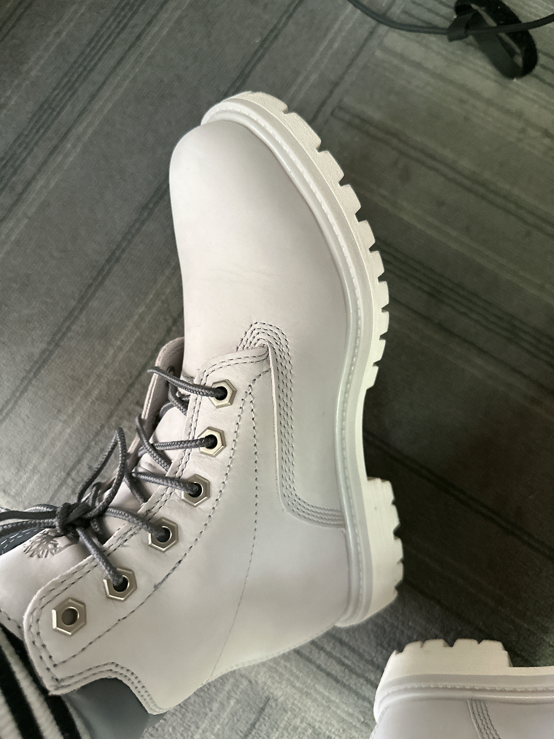 custom review-Timberland Waterville 6in Basic WP Средняя высота Армейские ботинки Женские Светло-серый