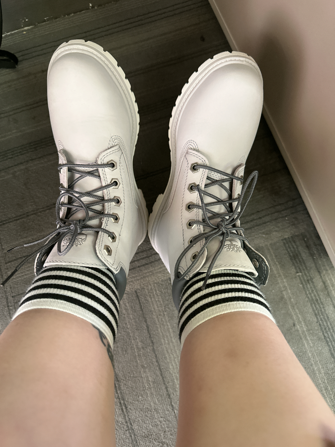 custom review-Timberland Waterville 6in Basic WP Средняя высота Армейские ботинки Женские Светло-серый
