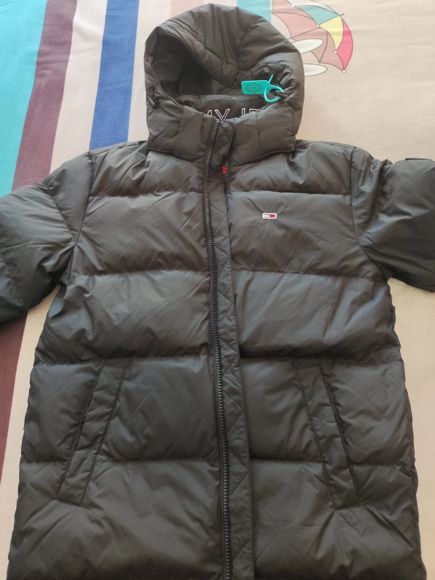 custom review-Tommy Hilfiger Куртки и Пальто Мужской Черный