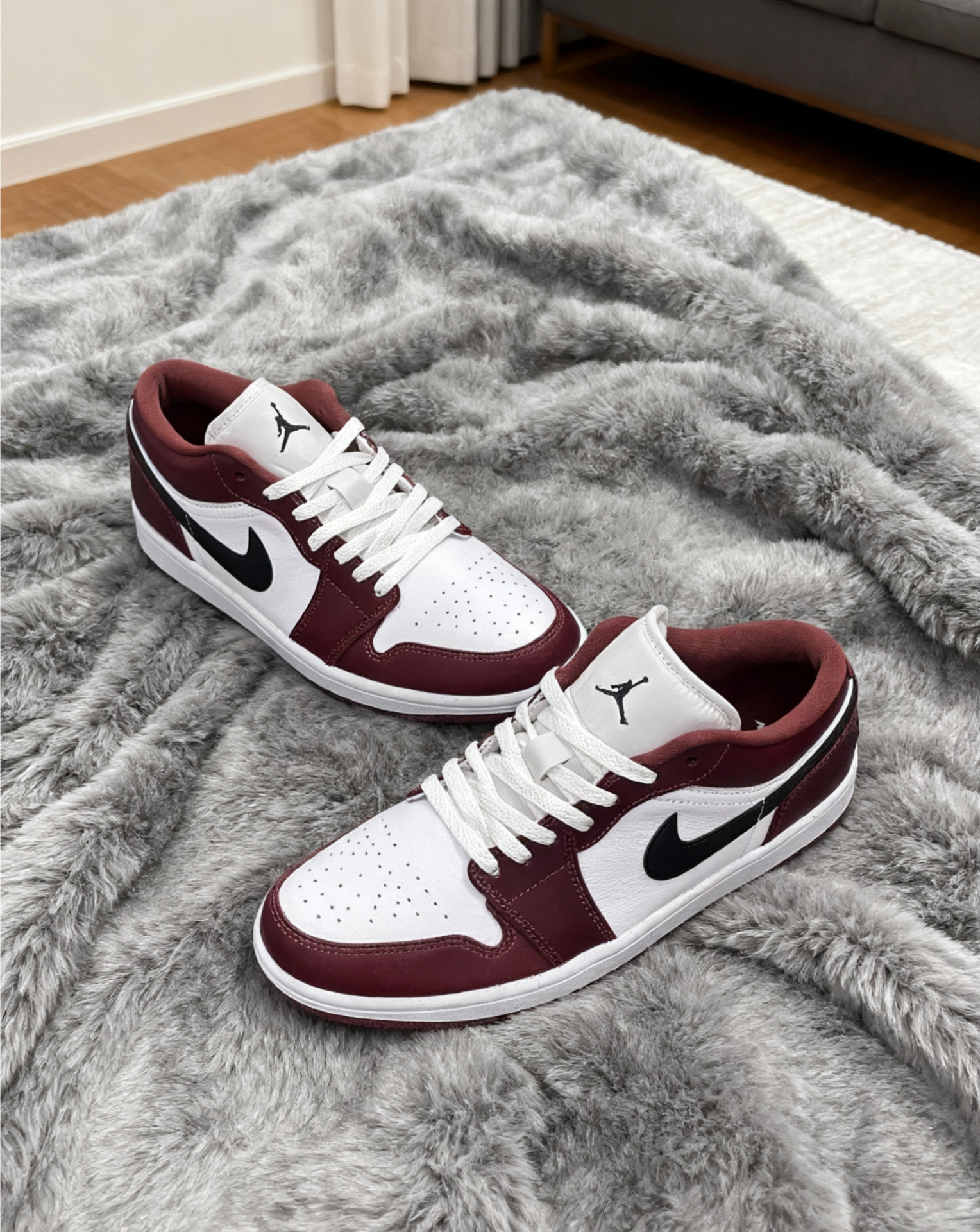 aj1 白红黑低帮始于颜值,陷于脚感