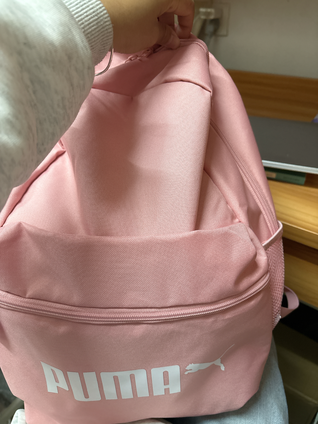 custom review-PUMA Полиэстер Рюкзак Стандартный (Standard) Унисекс Вишневый цветок Розовый