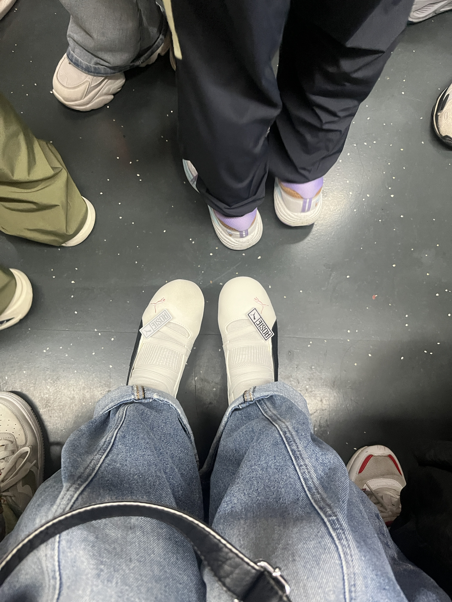 custom review-ROSÉ X PUMA Speedcat Casual Женские Черный Белый