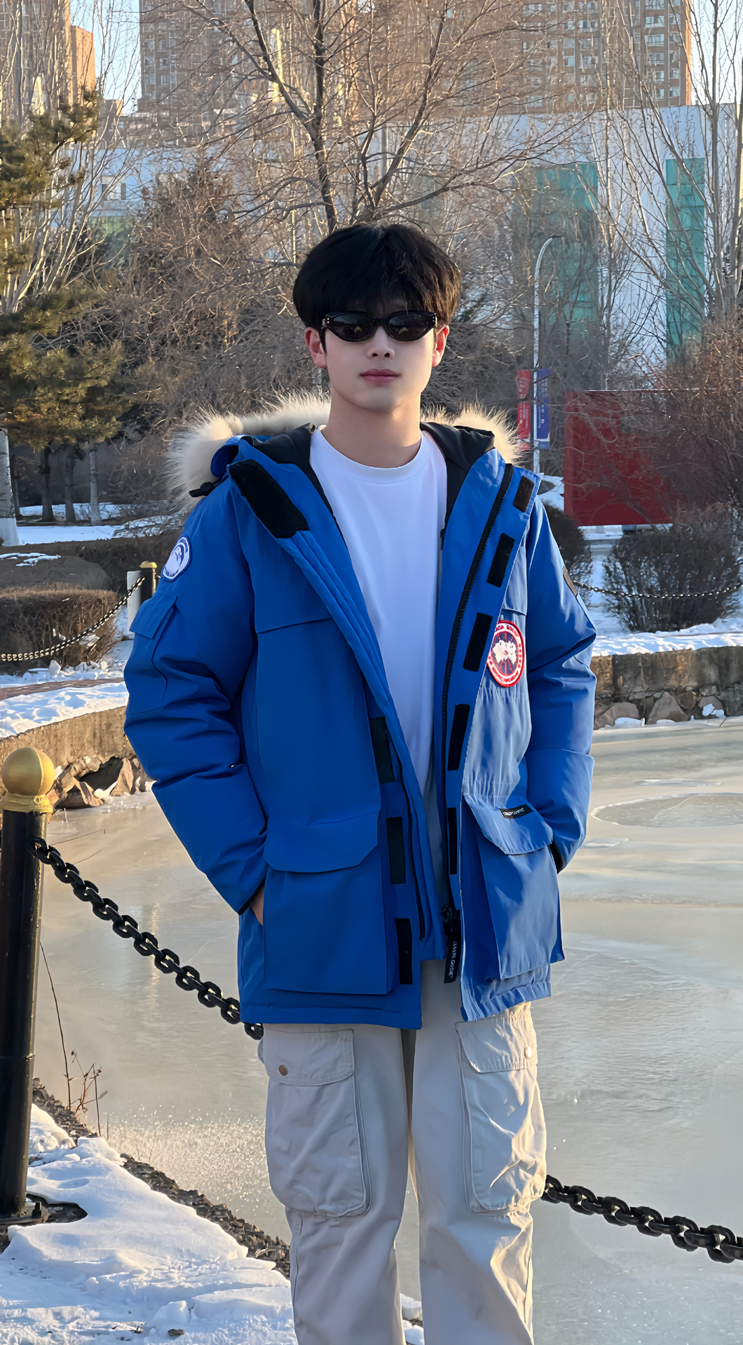 大鹅北极熊羽绒服yyds