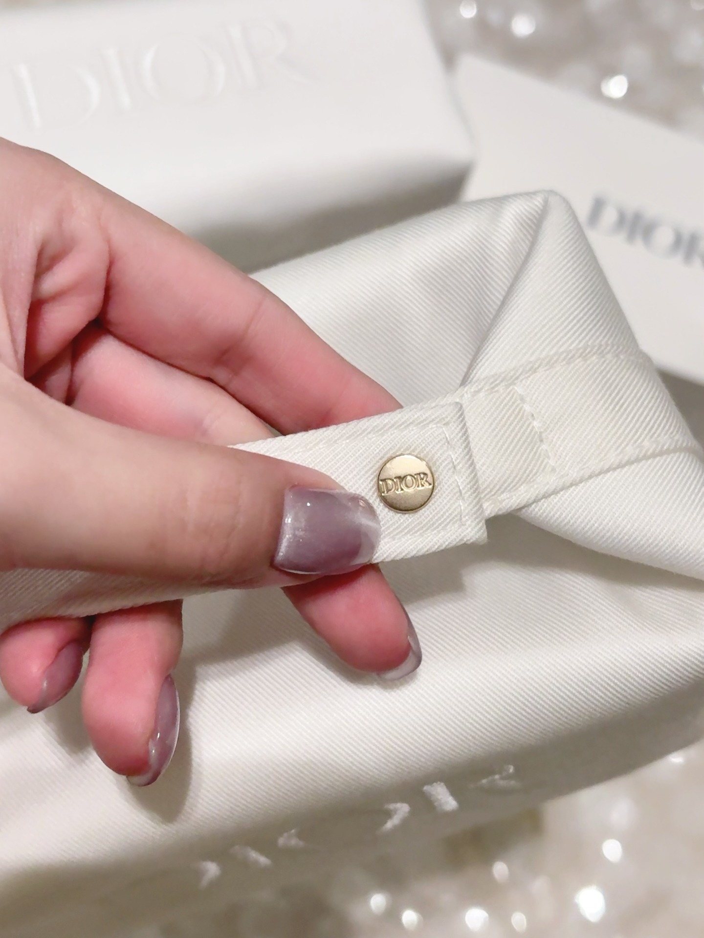 custom review-DIOR Белый Косметика Косметички Хранение