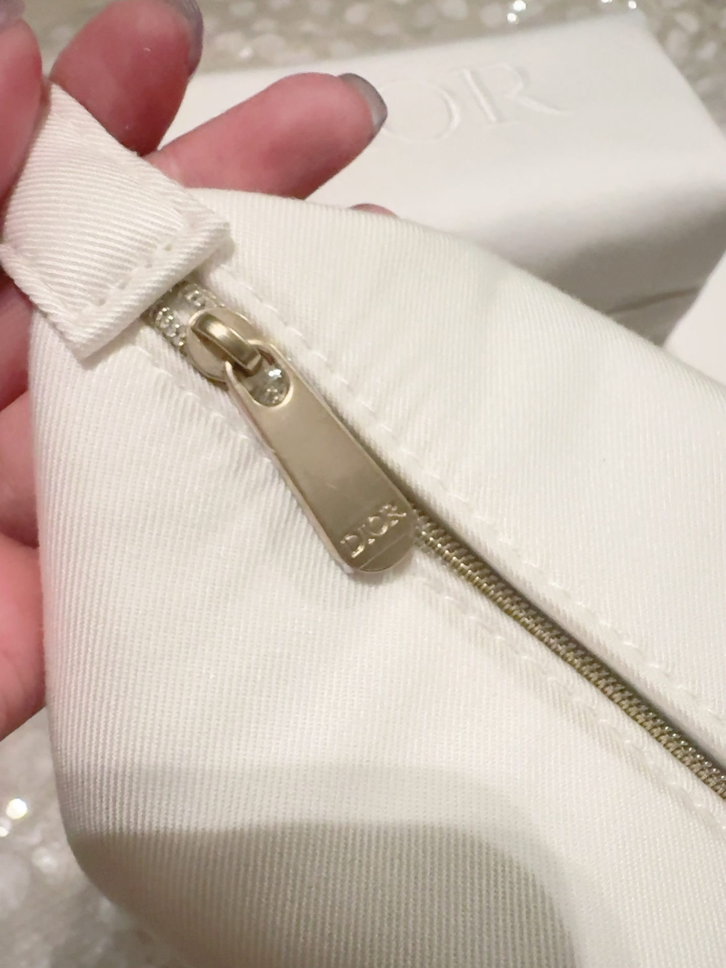 custom review-DIOR Белый Косметика Косметички Хранение