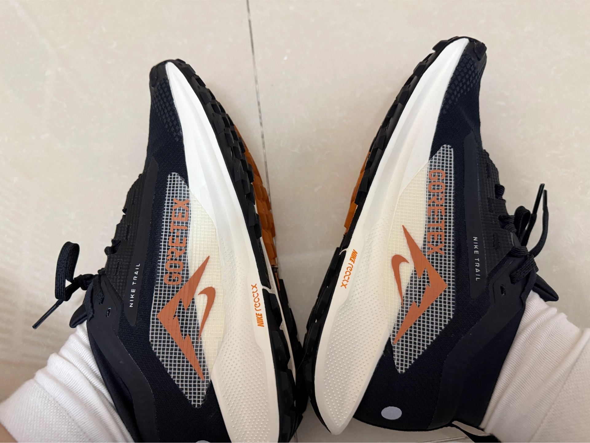 custom review-Nike Pegasus Trail 5 Износостойкий и Легкий Низкий Топ Беговые кроссовки Унисекс Черный