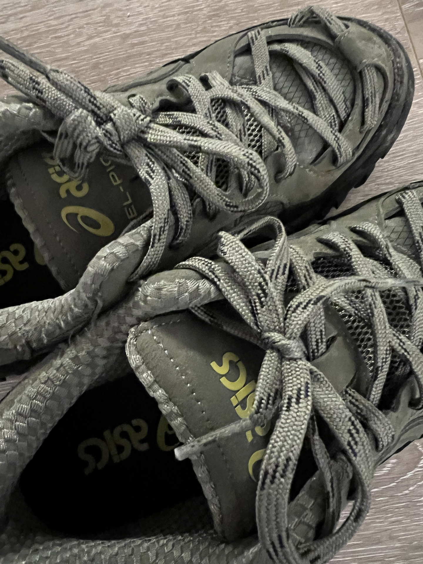 custom review-Asics Гель PICKAX Low Топ Повседневная обувь Унисекс Армейский зеленый