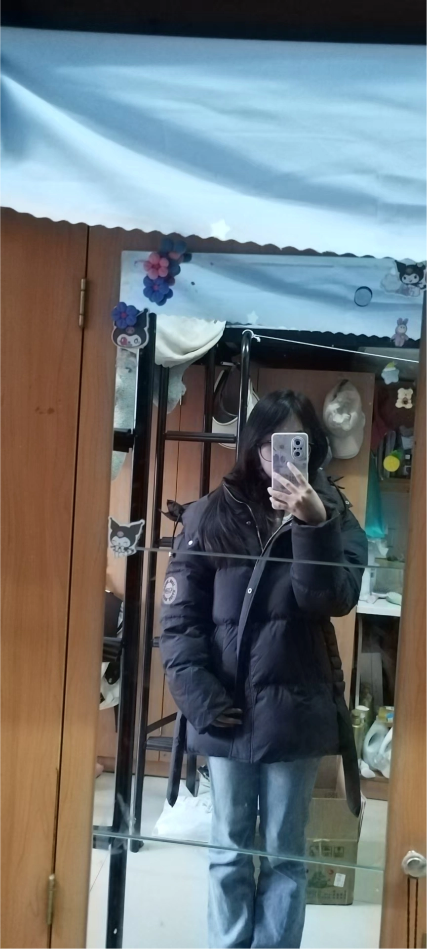 custom review-SIBAISHE Пуховик Женский Черный