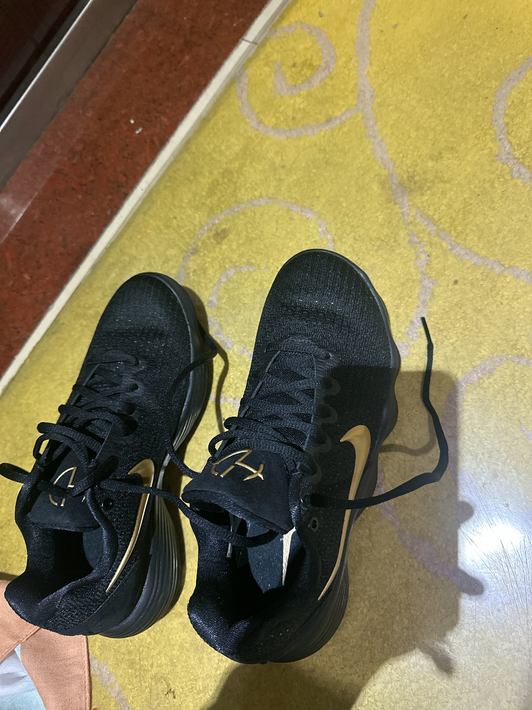 custom review-Nike Hyperdunk 2017 противоскользящие устойчивые к истиранию низкие баскетбольные кроссовки унисекс черные