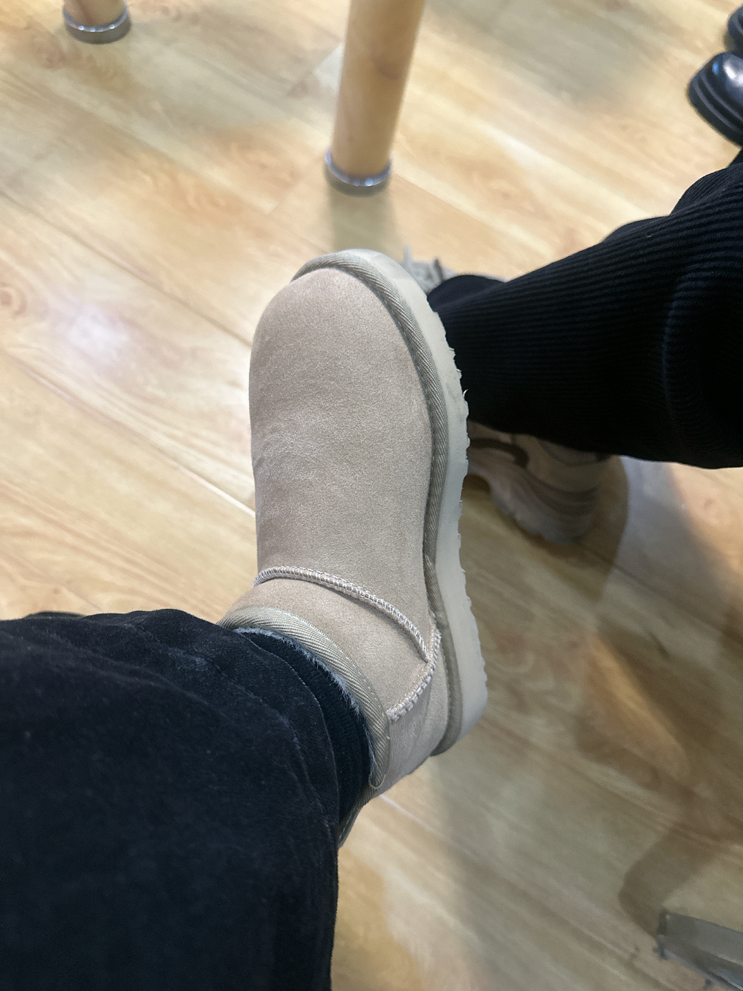 custom review-UGG CLASSIC ULTRA MINI Теплый противоскользящий покрытие ботинки для снега длина до щиколотки (размер в длину)