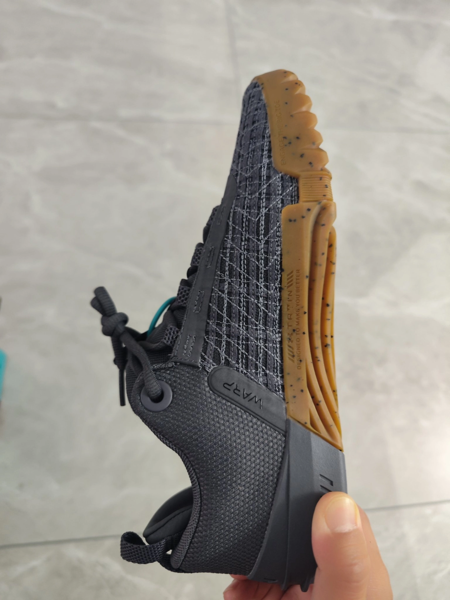 custom review-Under Armour Reign 6 Slip-Resistant Abrasion-Resistant Low-Top Training Shoes Men's Dark Gray Подпись Утеря устойчивость устойчивость к истиранию низкий топ тренировочные кроссовки мужской темно-серый