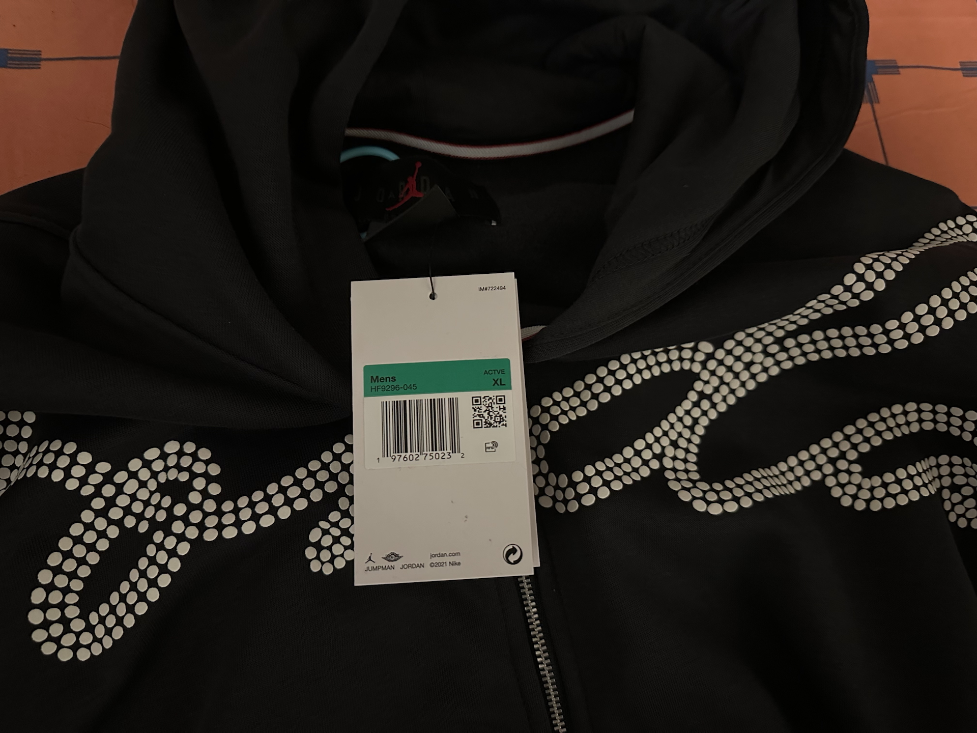 custom review-Jordan MVP Толстовка Мужской Черный