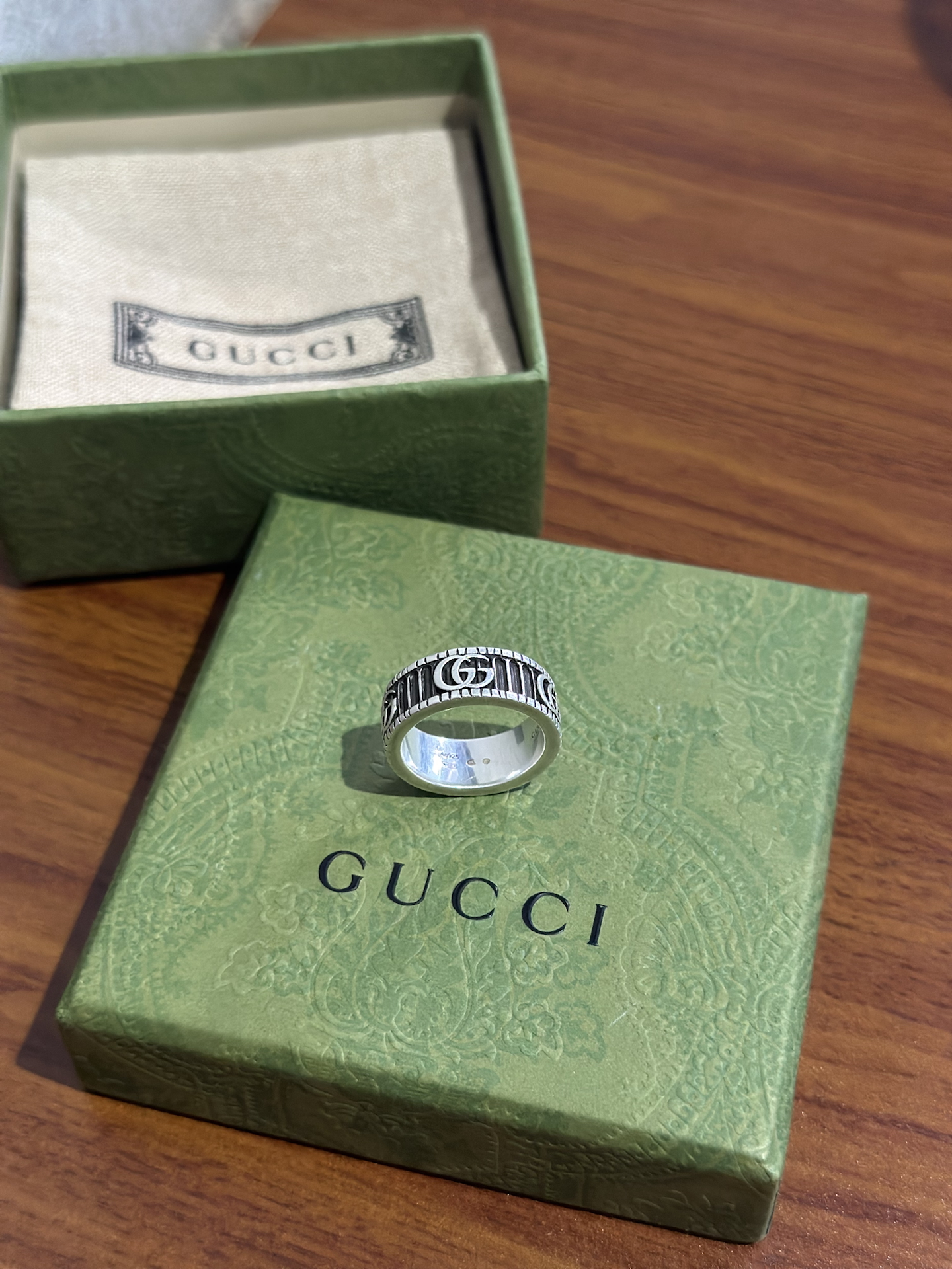 双g经典时尚款gucci戒指