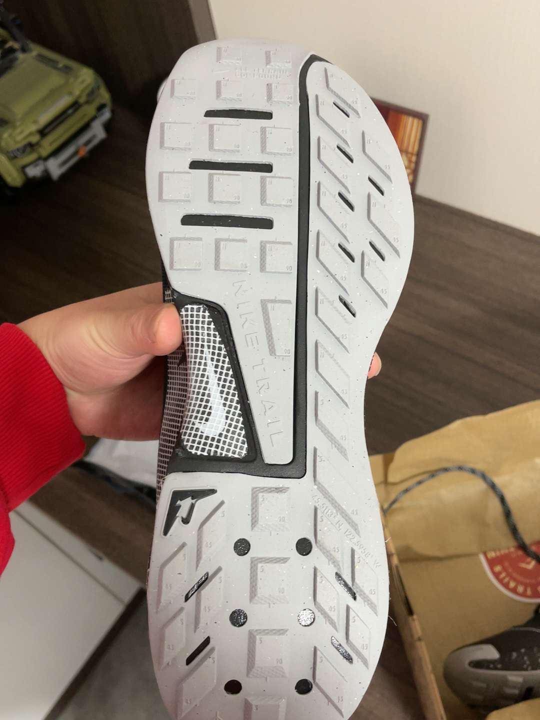 custom review-Nike Juniper Trail 3 Устойчивость к истиранию Покрытие Поддержка Низкие Кроссовки для бега по пересеченной местности Мужские Черный Серый