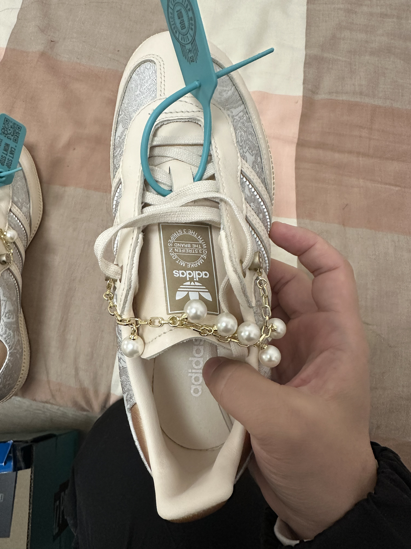 custom review-Adidas Originals SAMBA OG Устойчивые к истиранию Низкие Кроссовки для скейтбординга Женские Светло-серые