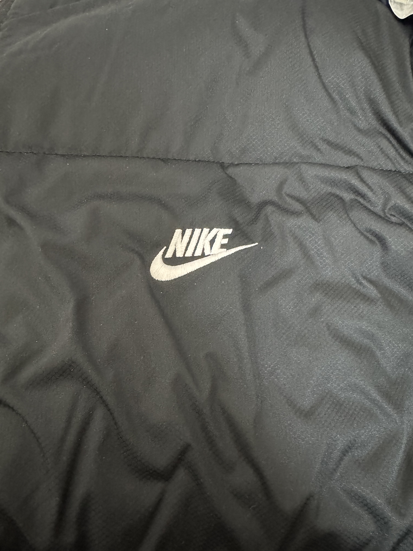 custom review-Nike Sportswear Club Хлопковый пуховик Мужской Черный