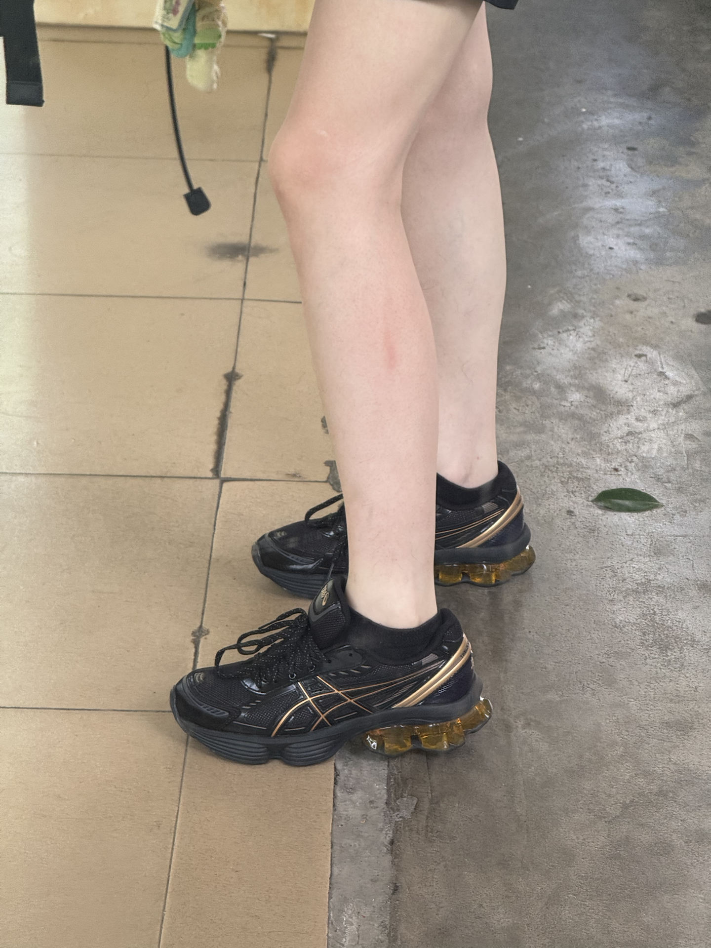 custom review-Asics Синтетическая кожа устойчивая к истиранию низкий топ повседневные беговые кроссовки унисекс черный