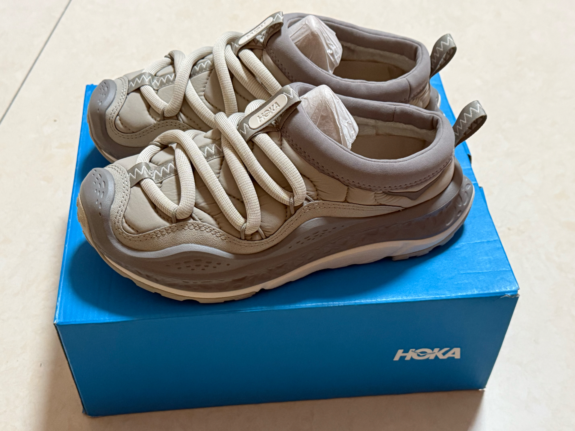 custom review-HOKA ONE ONE Ora Primo Low Топ Повседневная обувь Унисекс Коричнево-серый