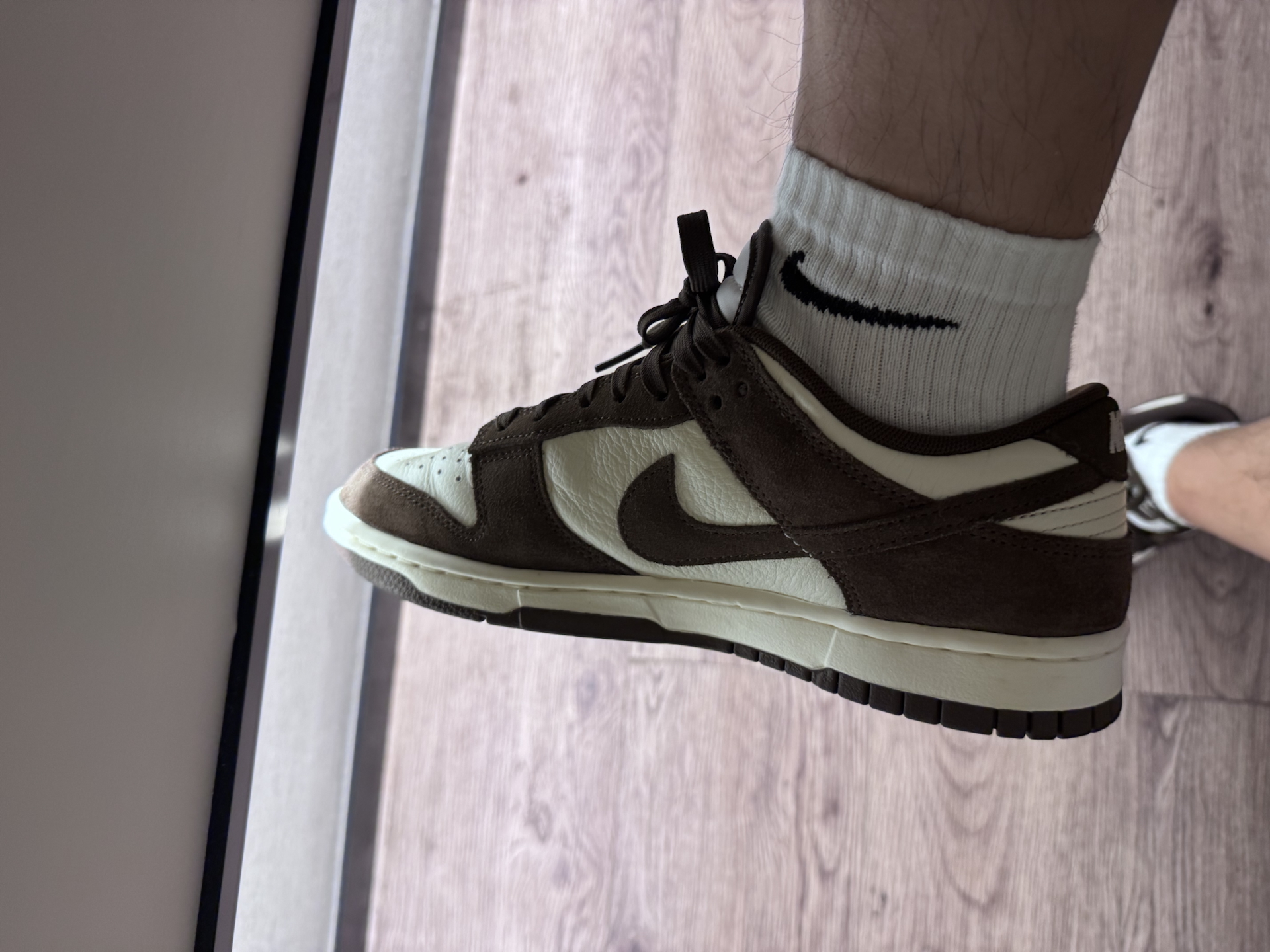 custom review-Nike Dunk Slip-on Устойчивый к истиранию Низкий Топ Скейтборд Кроссовки Унисекс Белый-Коричневый