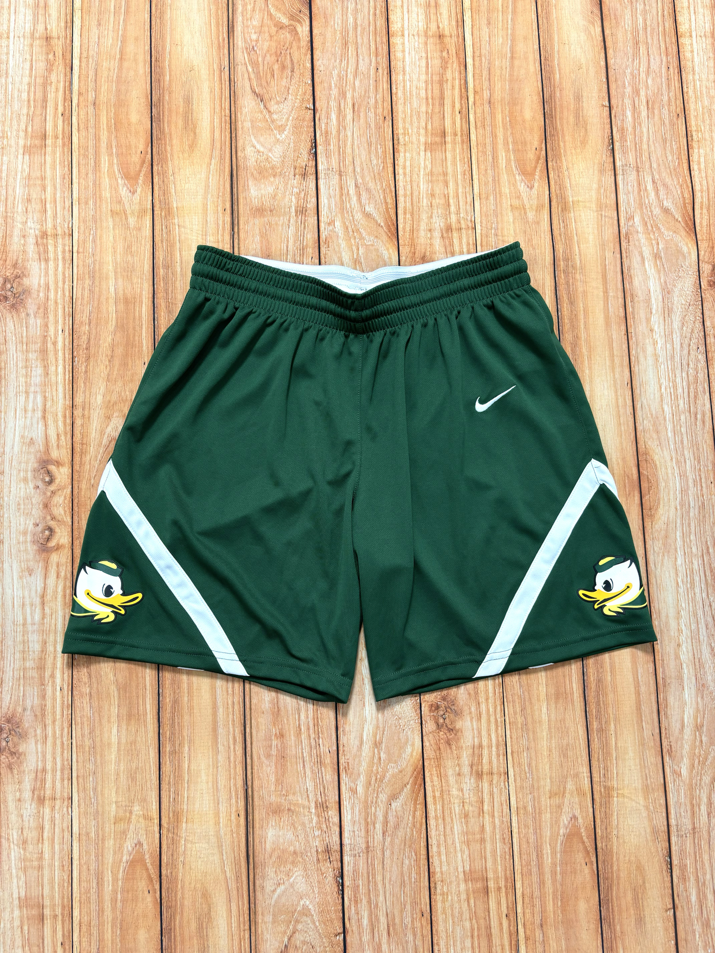 nike ncaa oregon ducks&俄勒冈州大学鸭子队 球员训练美式 短裤